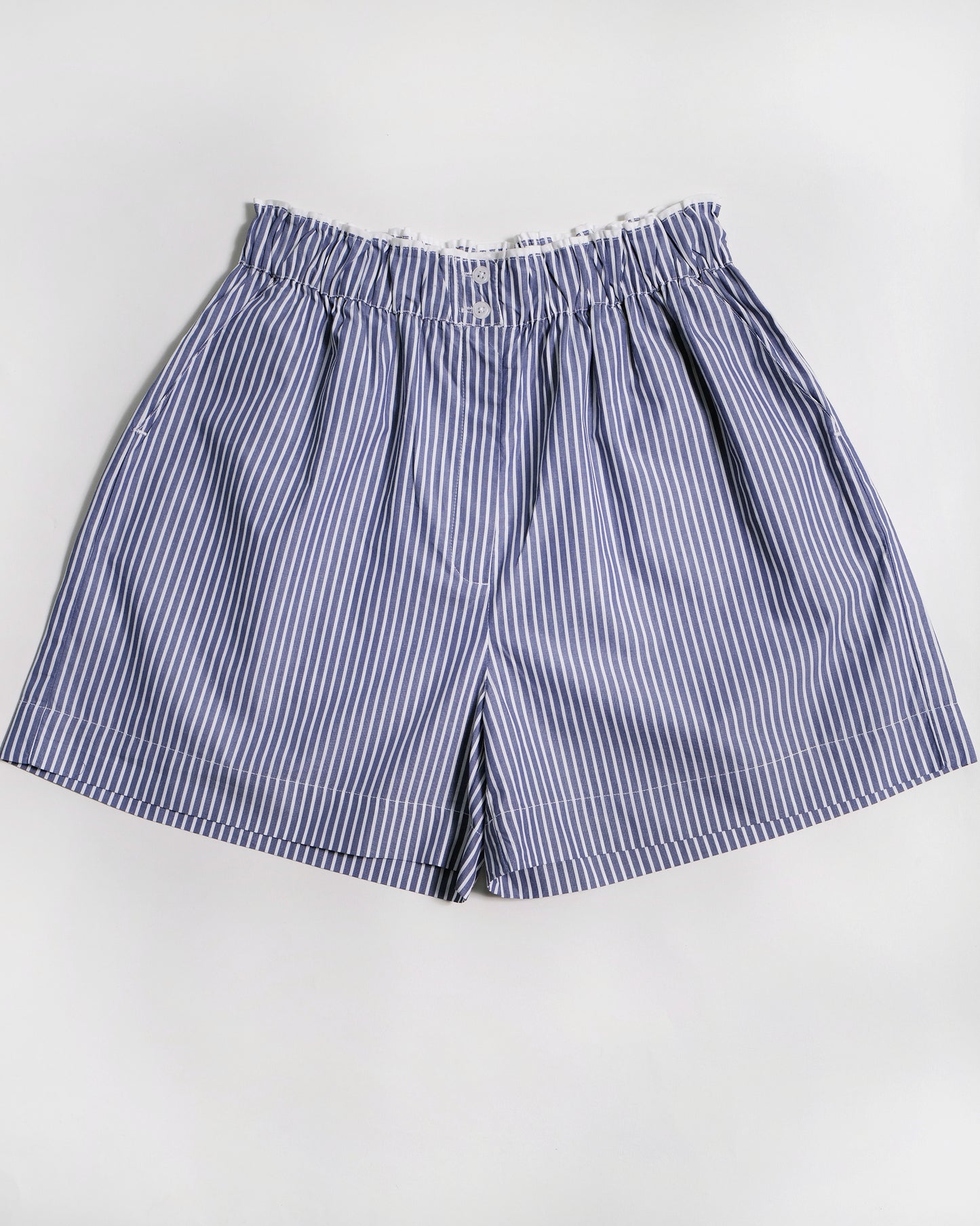Cotton Blue Stripe Coord Set