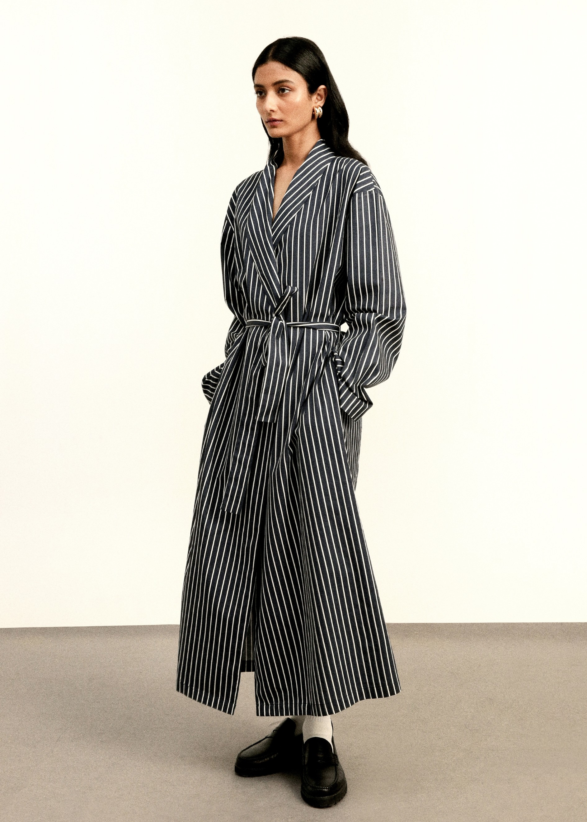 Cotton Poplin Robe